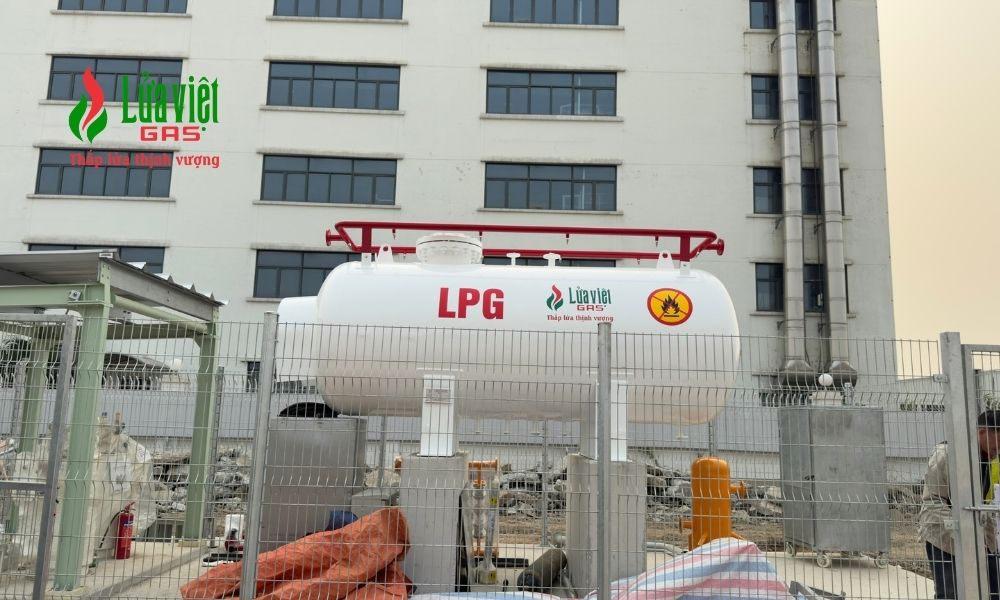 Dự án cấp LPG cho dây chuyền sơn Bơm Hải Dương